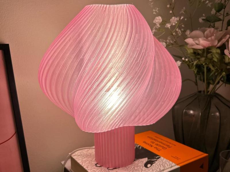 Soft Serve-Inspired Table Lamp
