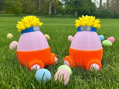 Naruto knitted easter egg