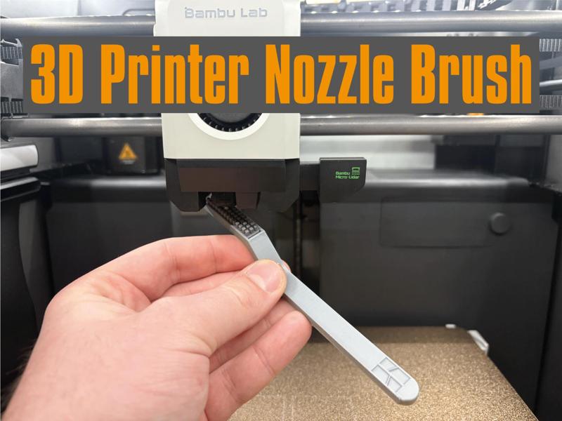 3D Printer Nozzle Brush
