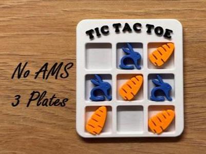 Easter Tic Tac Toe | Bunny and Carrot game pieces
