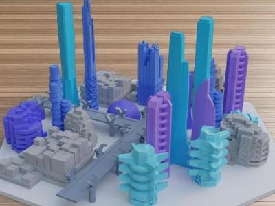Cyberpunk city