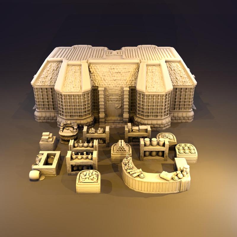 Zaris's Alembic Solutions Alchemy Store & Furnishings Pack