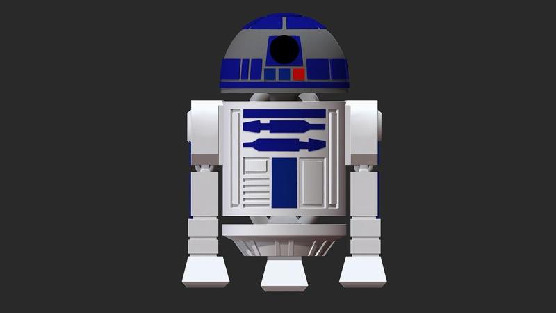 R2D2 wiggle bot - Star Wars articulated fun