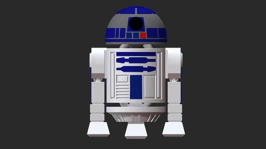R2D2 wiggle bot - Star Wars articulated fun