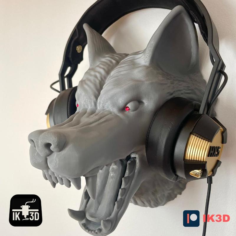 WOLF WALL MOUNTED - HEADSET HOLDER