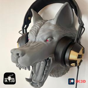 WOLF WALL MOUNTED - HEADSET HOLDER