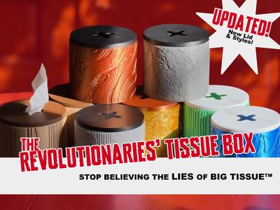 The Revolutionaries' Toilet Paper Tissue Box