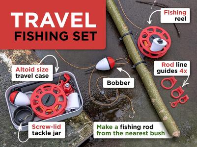 Travel Pocket Fishing Set - Altoid size box insert