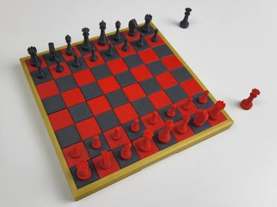 Folding Chess Board