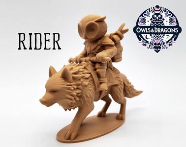 The Wolf Rider - Owls & Dragons