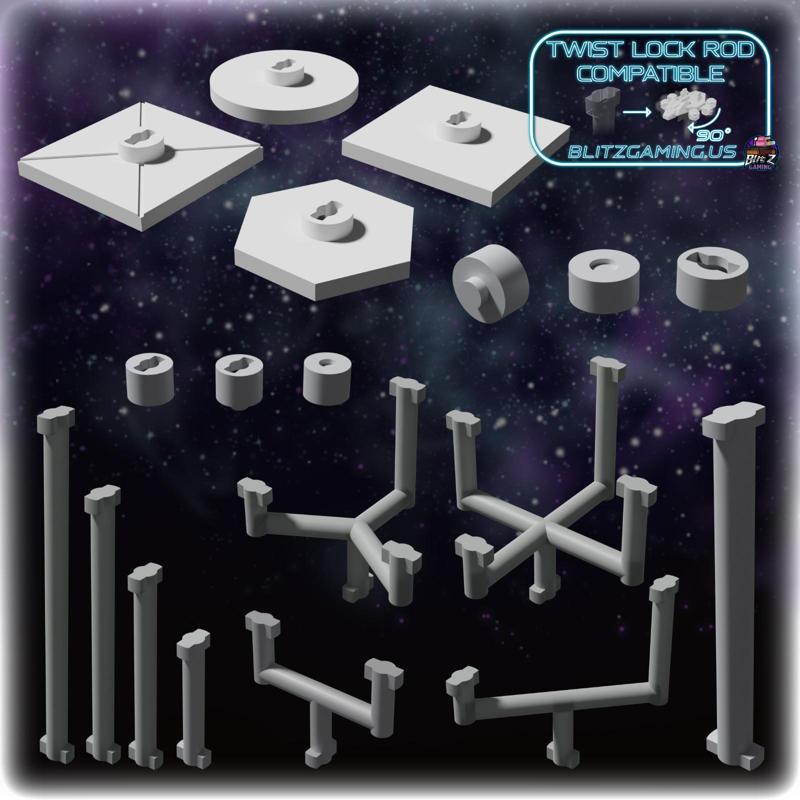 Twist Lock Rod System & Bases