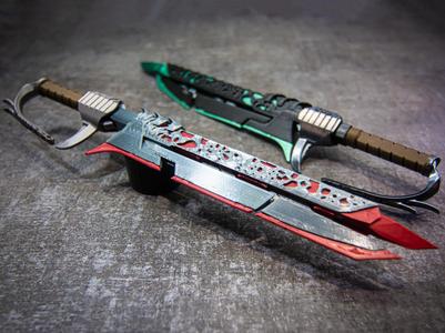 Cursed Sword with Movable Blades