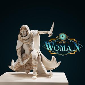 Serpentfolk Sorcerer - Krohlia - 28/32mm and 75mm