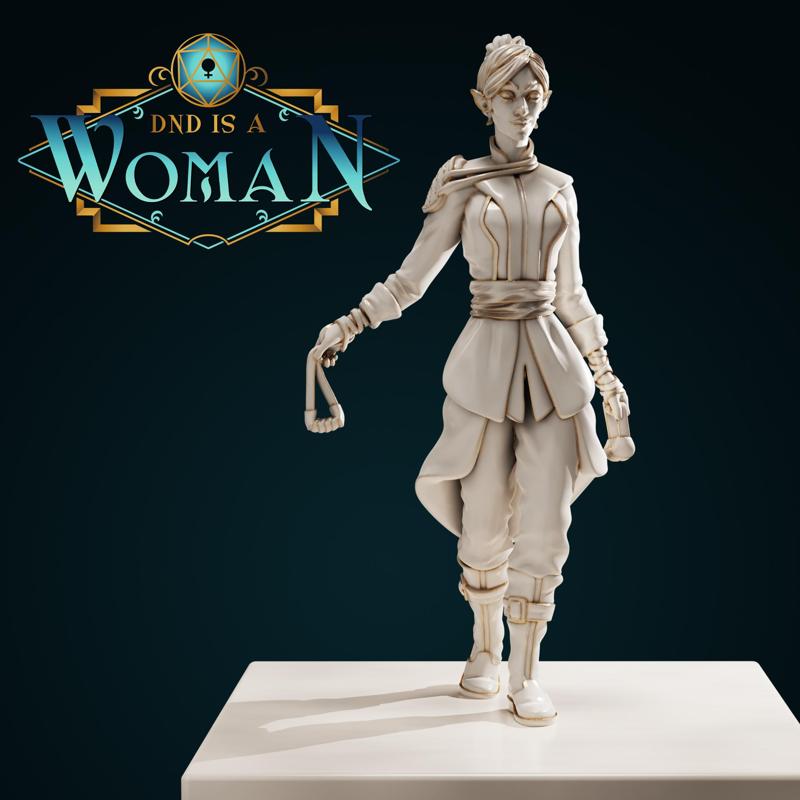 Elf Rogue - Roshia - 28/32mm and 75mm