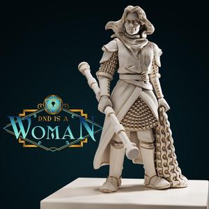 Human Cleric - Dorothea - 28/32mm and 75mm