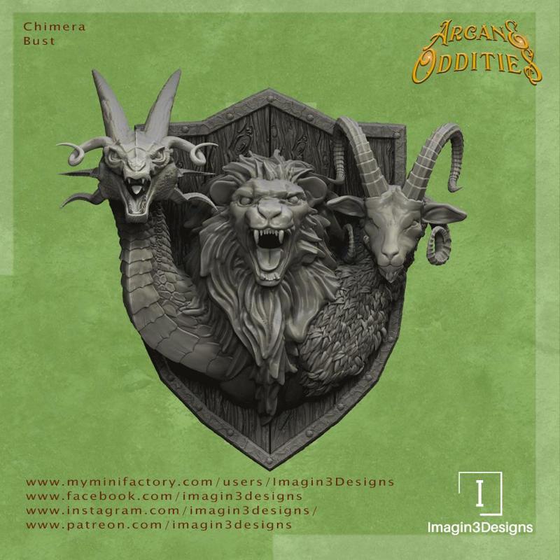 Pre-Supported Chimera Bust