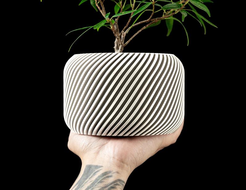 Slant Planter Pot by MODERN MACHINE