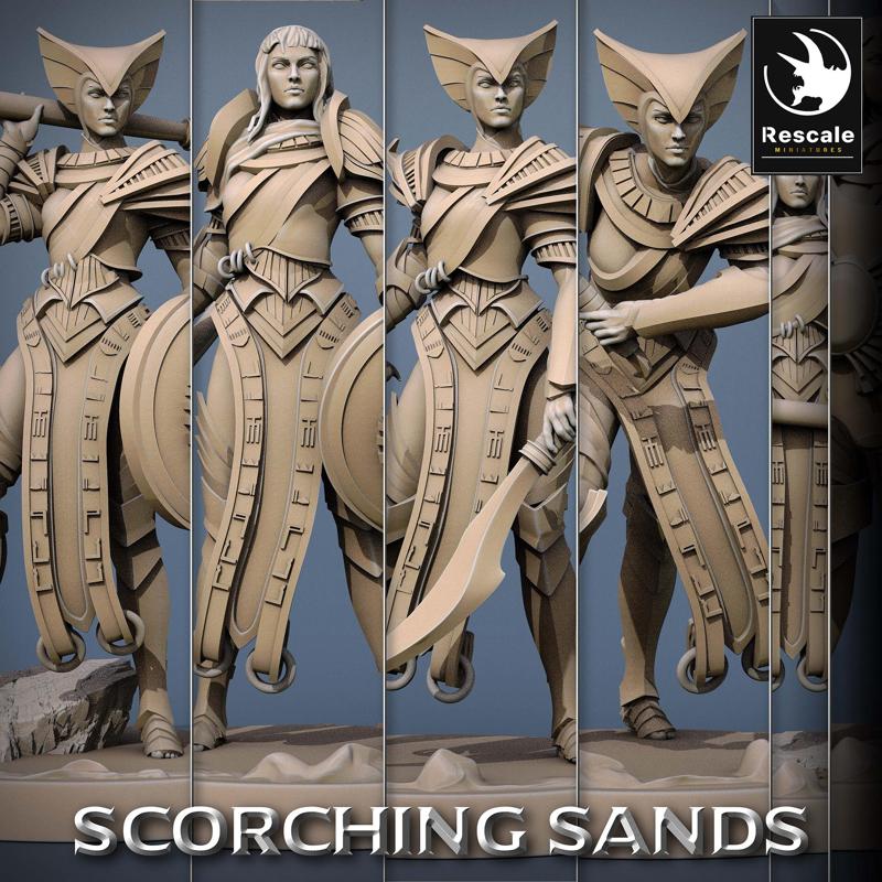 Pack Egyptian Soldier All