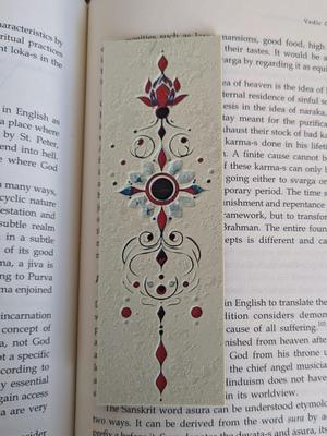 Rangoli Bookmark #1