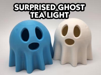 Surprised Ghost Tea Light Cover