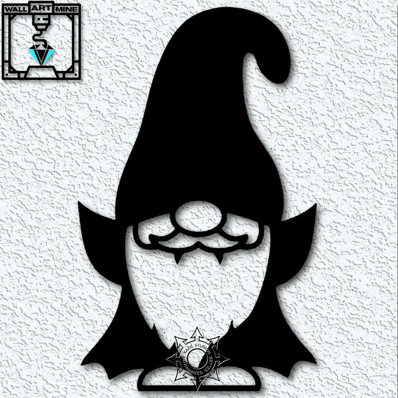vampire garden gnome halloween decor