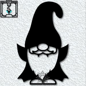 vampire garden gnome halloween decor