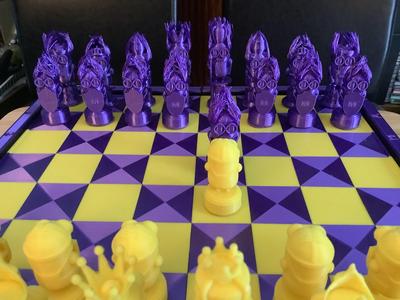 Macho Minions Chess Set