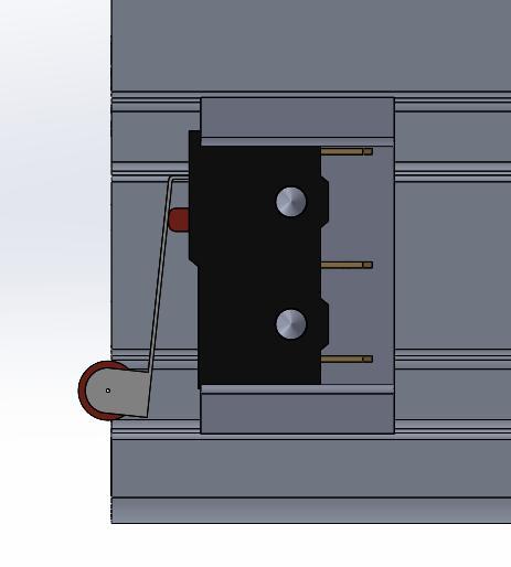 2040 extrusion - Endstop clip mount