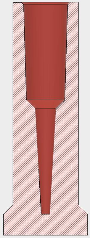 PTFE Tube cap with filament catch