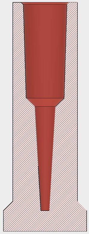 PTFE Tube cap with filament catch