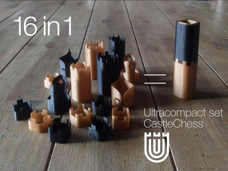 Ultracompact set CastleChess
