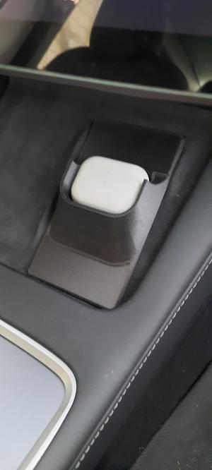 Holder for AirPods Pro in tesla car wireless charger