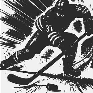 Ice Hockey Lamp/Deco With Easy Solution To Change Front !