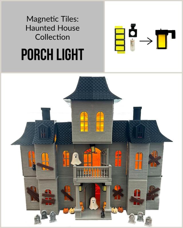 Magnetic Tiles Haunted House (PORCH LIGHT)