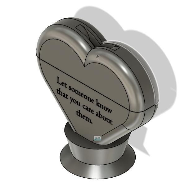 Heart Shaped Charity Box v1.0