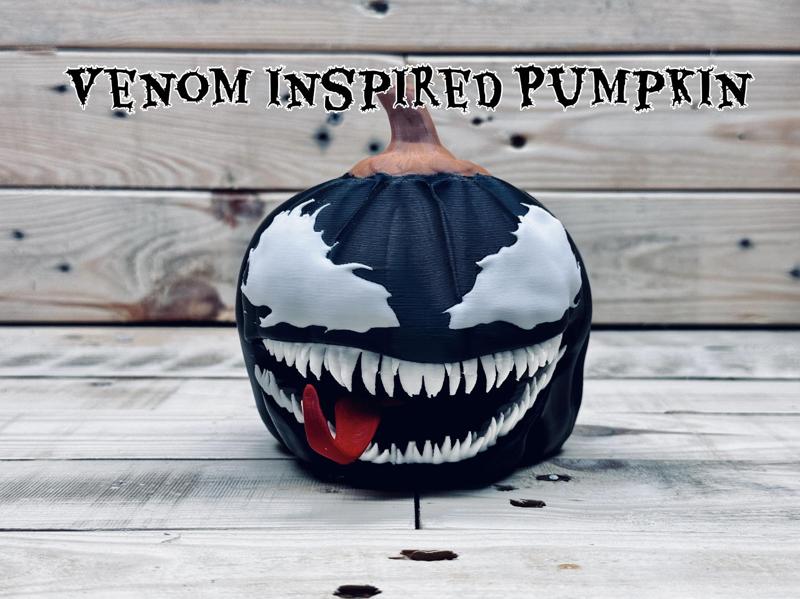 Venom inspired Pumpkin 