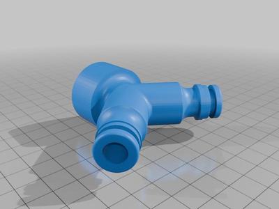 Gardena like 2-way-Splitter to 3/4 Inch Internal thread - Gardena ähnlich Splitter 2 Kupplung auf 3/4 Zoll Innengewinde