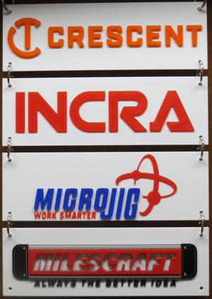 Tool Logos #9  (Crescent, Microjig, Incra, Milescraft)