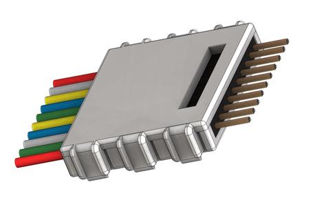 Connector housing Dupont 10Pin 12mm