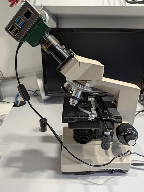 Customizable microscope camera case for Raspberry pi HQ cam
