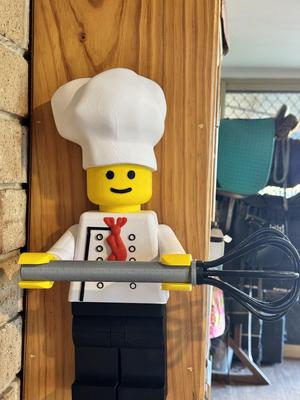 Chef Man lego man Toilet roll / hand towel holders