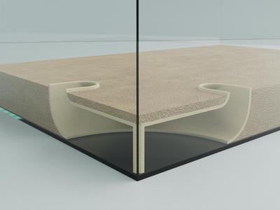 Underground corner tunnel for aquarium/ fish tank