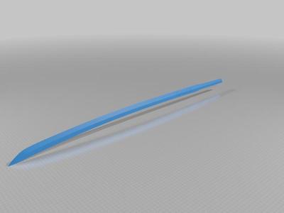 Longer Rengoku Katana - Made To Fit Smaller Printers And Improved Cuts & Rod Extension