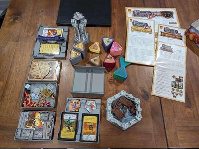 Castle Panic 1st edition organizer for RadBench's Tower and Wall upgrades