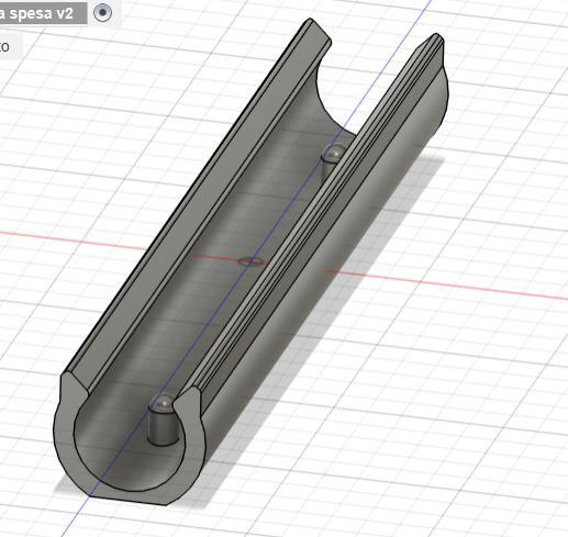 Support bar for shopping trolley