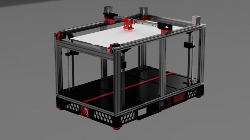 The RIFF 600/900 large 3D printer