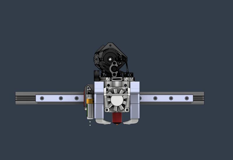 E3VP2 Full CAD + Remixes for Ugly Ender 3 V2 Toolhead with Sherpa Mini + Sherpa Micro + Dual 5015 fans + Volcano + ADXL345 Nozzle Mount (Files belong to their respective and linked owners.)