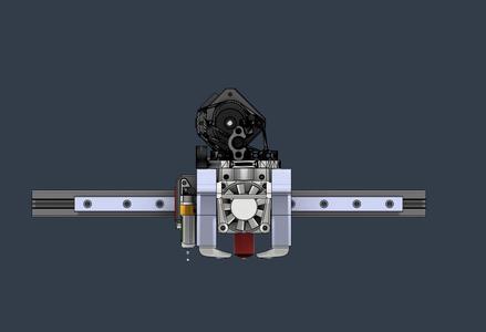 E3VP2 Full CAD + Remixes for Ugly Ender 3 V2 Toolhead with Sherpa Mini + Sherpa Micro + Dual 5015 fans + Volcano + ADXL345 Nozzle Mount (Files belong to their respective and linked owners.)