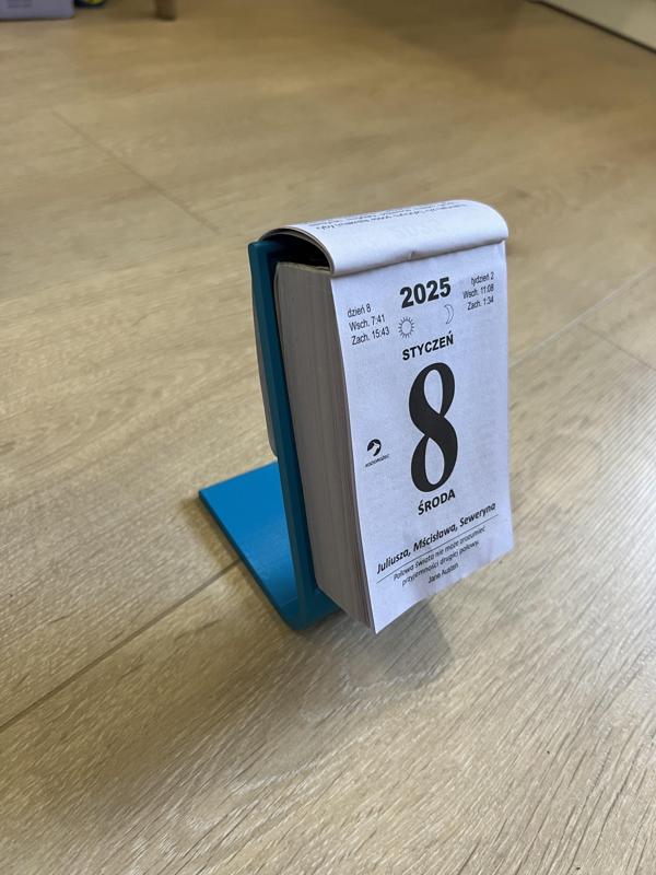 Tear-off Calendar stand