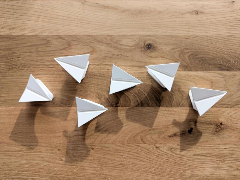 Paperplane hook (for towels, keys etc.)